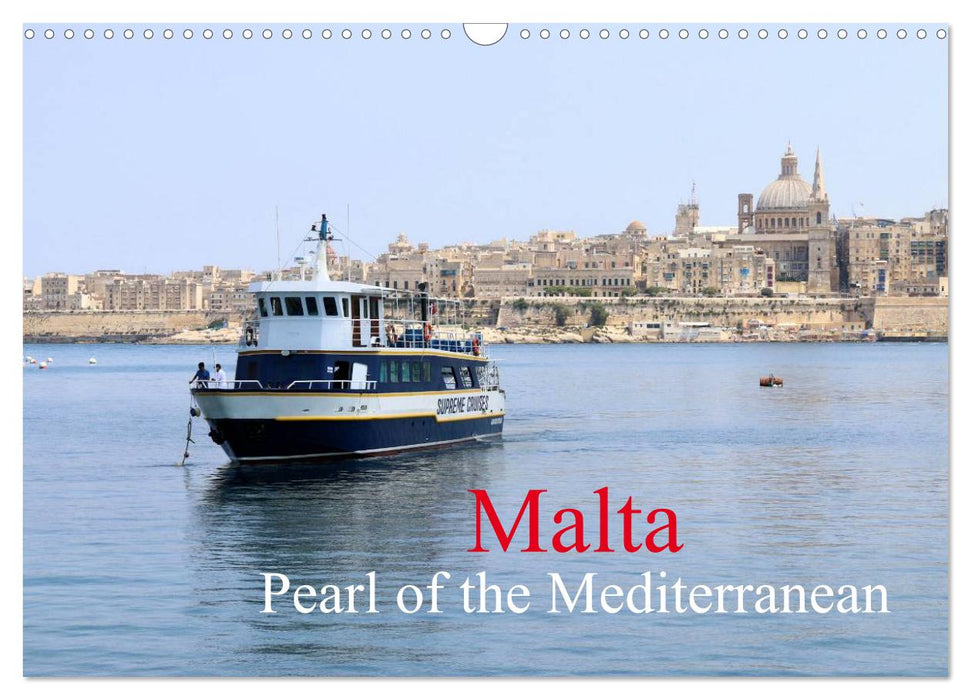 Malta Pearl of the Mediterranean (CALVENDO Monthly Calendar 2025)