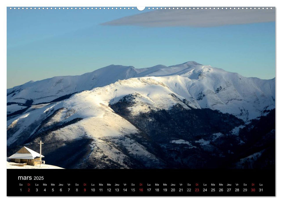 Couleurs Pyrénées (CALVENDO Calendrier supérieur 2025)