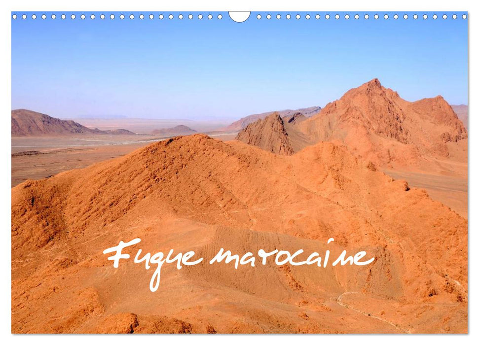 Fugue marocaine (CALVENDO Calendrier mensuel 2025)