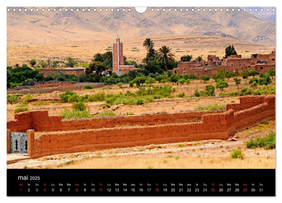 Fugue marocaine (CALVENDO Calendrier mensuel 2025)