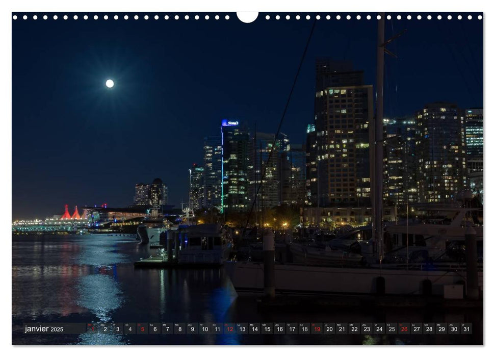 Impressions de Vancouver (CALVENDO Calendrier mensuel 2025)