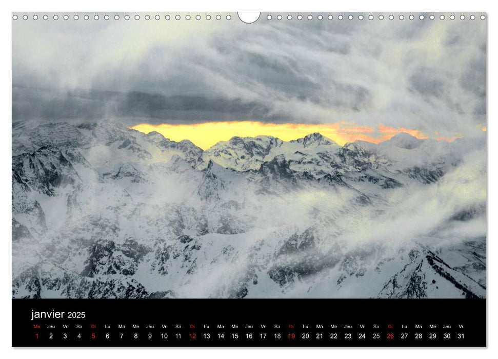 Couleurs Pyrénées (CALVENDO Calendrier mensuel 2025)