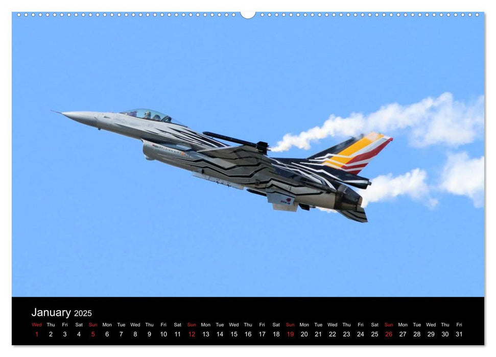 General Dynamics F-16 Fighting Falcon (CALVENDO Premium-Calendar 2025)