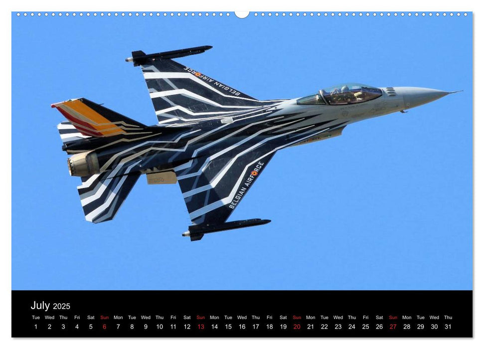 General Dynamics F-16 Fighting Falcon (CALVENDO Premium-Calendar 2025)