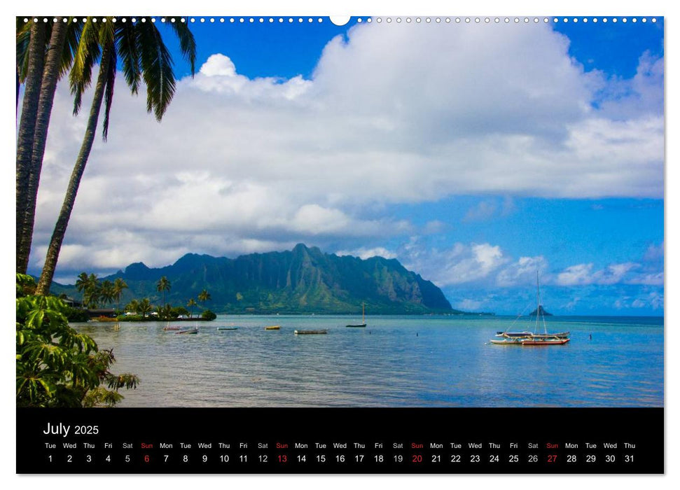 Paradise on Earth HAWAII (CALVENDO Premium-Calendar 2025)