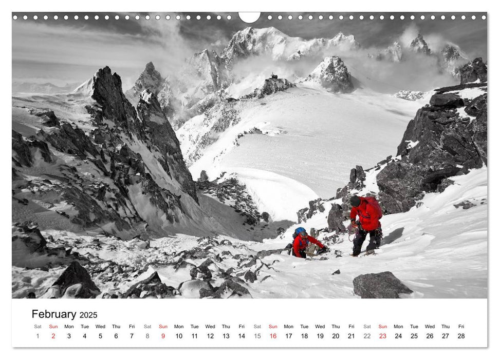 Alps from Above (CALVENDO Monthly Calendar 2025)