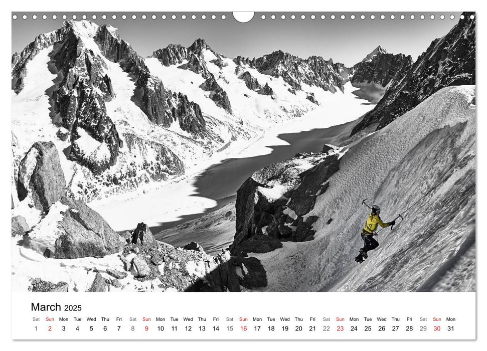 Alps from Above (CALVENDO Monthly Calendar 2025)