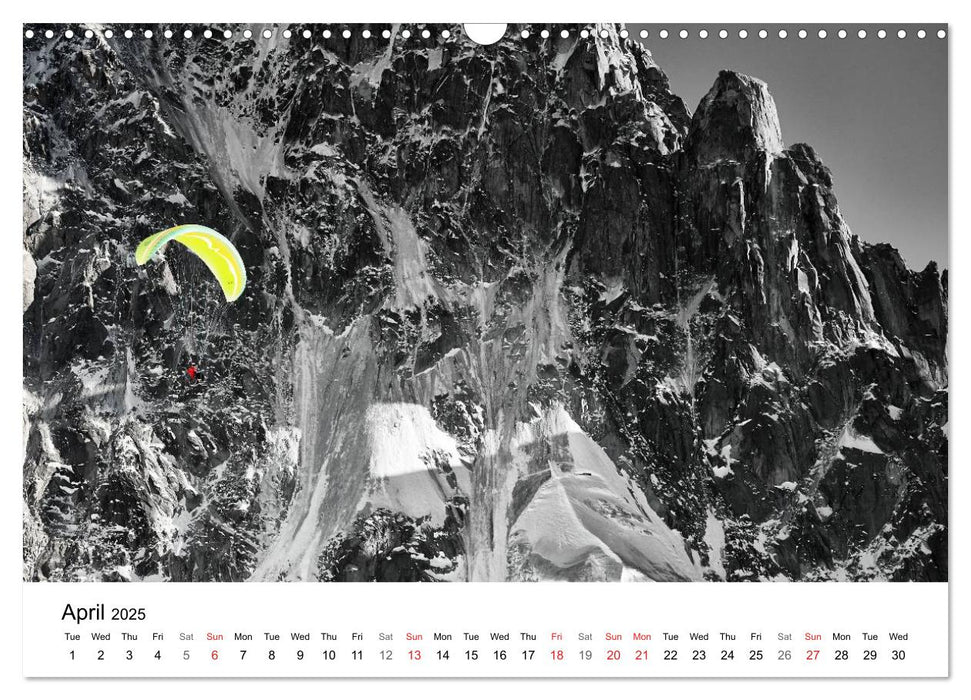 Alps from Above (CALVENDO Monthly Calendar 2025)