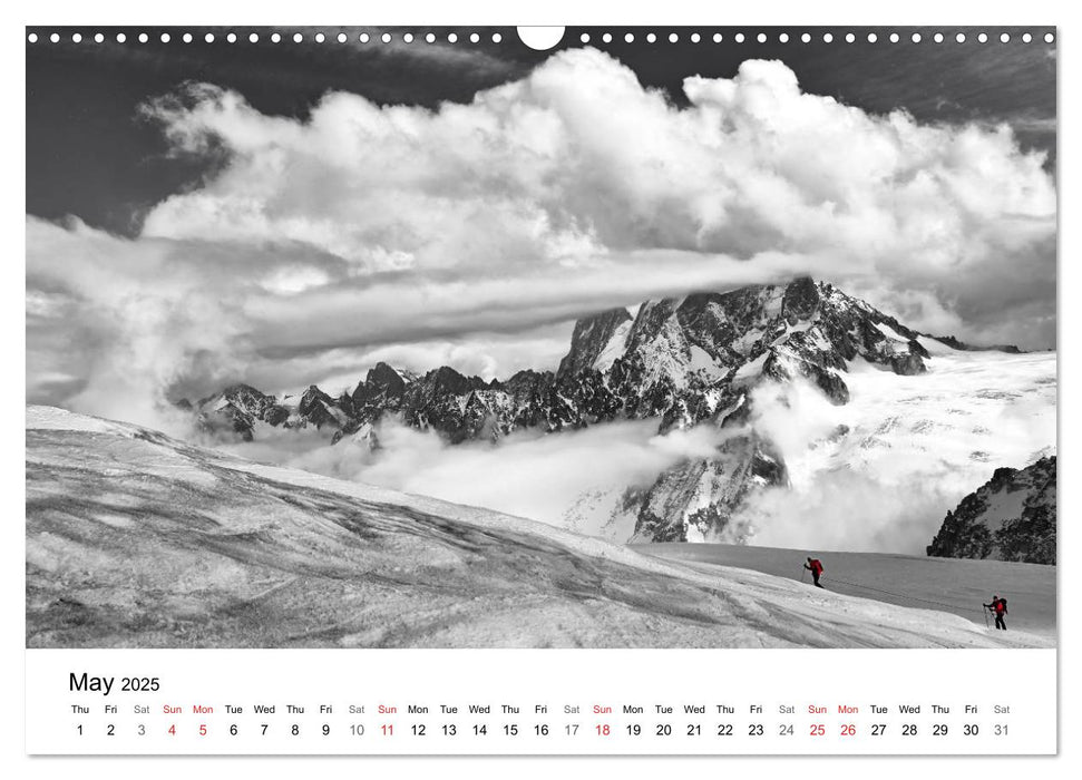 Alps from Above (CALVENDO Monthly Calendar 2025)