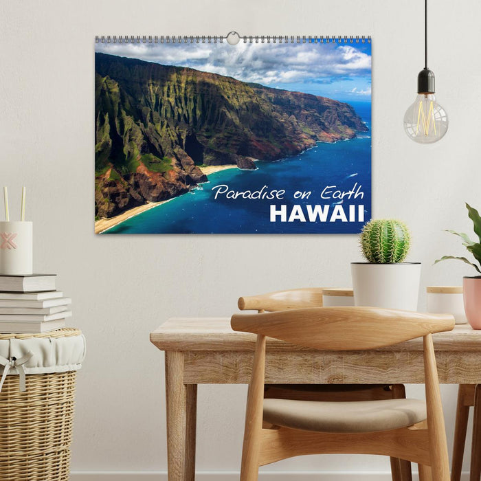 Paradise on Earth HAWAII (CALVENDO Monthly Calendar 2025)