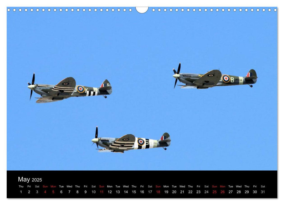 Battle of Britain collection 75th Anniversary (CALVENDO Monthly Calendar 2025)