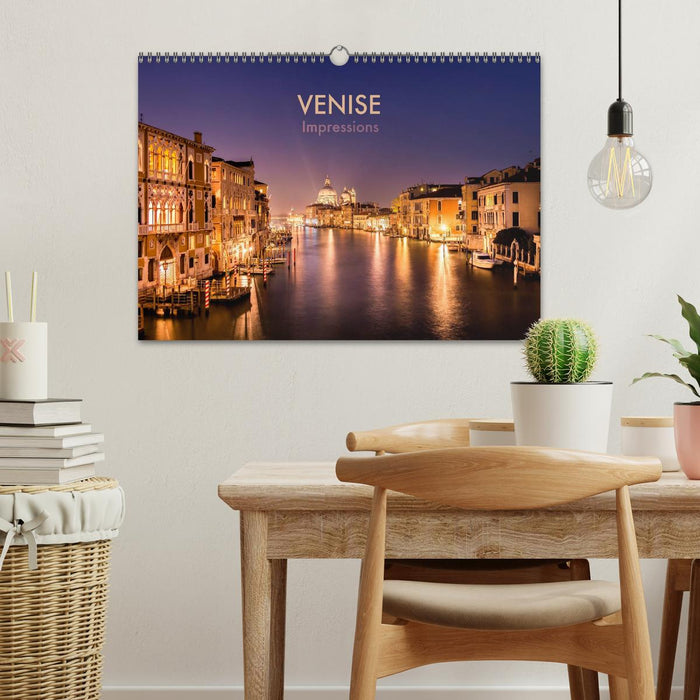 Venise Impressions (CALVENDO Calendrier mensuel 2025)