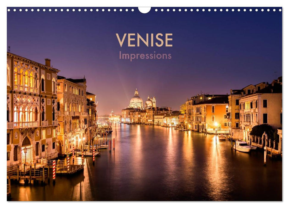 Venise Impressions (CALVENDO Calendrier mensuel 2025)