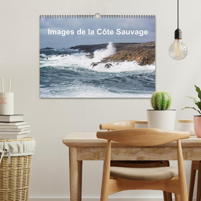 Images de la Côte Sauvage (CALVENDO Calendrier mensuel 2025)