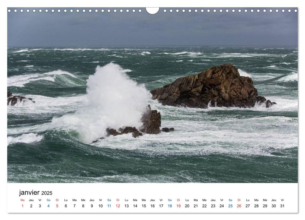 Images de la Côte Sauvage (CALVENDO Calendrier mensuel 2025)