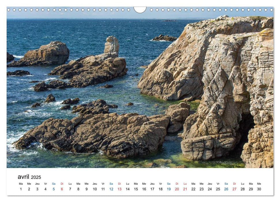 Images de la Côte Sauvage (CALVENDO Calendrier mensuel 2025)