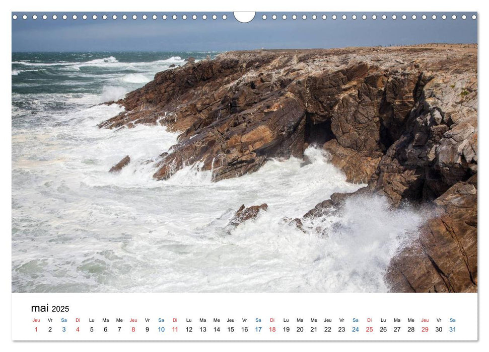 Images de la Côte Sauvage (CALVENDO Calendrier mensuel 2025)