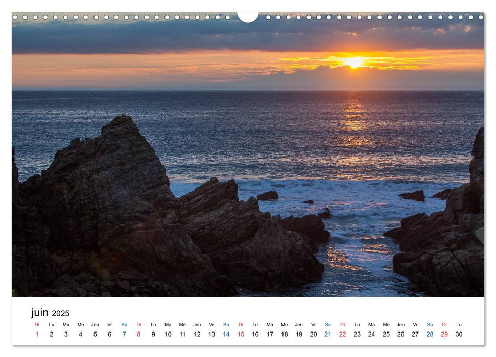 Images de la Côte Sauvage (CALVENDO Calendrier mensuel 2025)