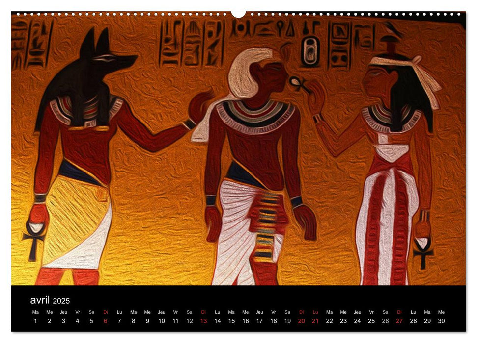 L'ÉGYPTE EN COULEURS (CALVENDO Calendrier supérieur 2025)