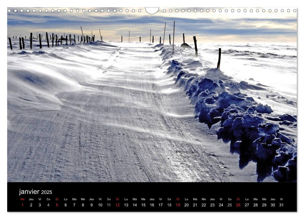 AUBRAC (CALVENDO Calendrier mensuel 2025)