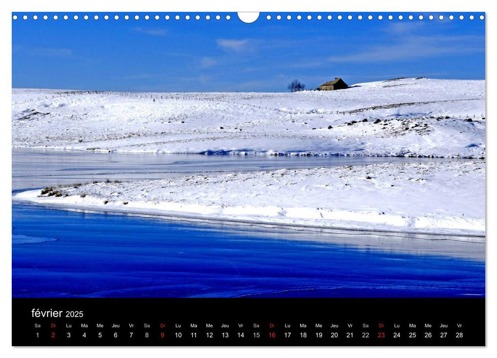 AUBRAC (CALVENDO Calendrier mensuel 2025)