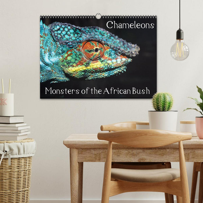 Chameleons Monsters of the African Bush (CALVENDO Monthly Calendar 2025)