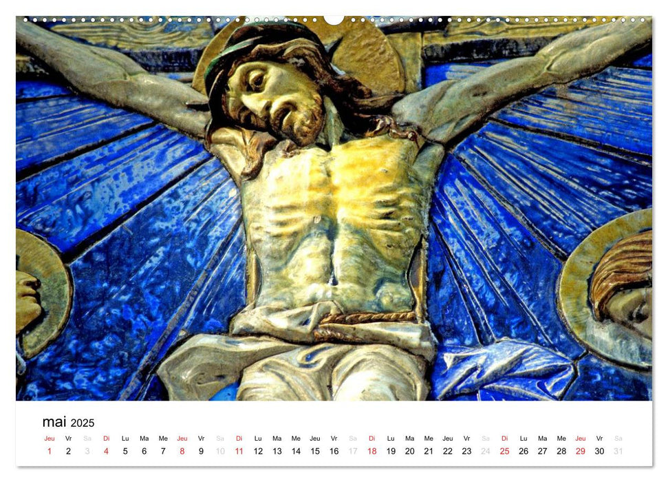 Christ en croix (CALVENDO Calendrier supérieur 2025)