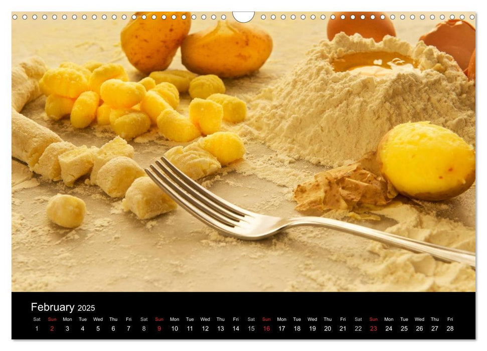 PASTA (CALVENDO Monthly Calendar 2025)