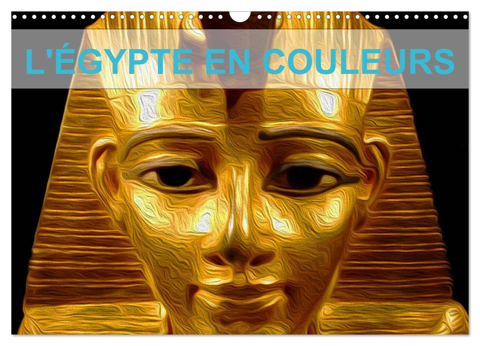 L'ÉGYPTE EN COULEURS (CALVENDO Calendrier mensuel 2025)