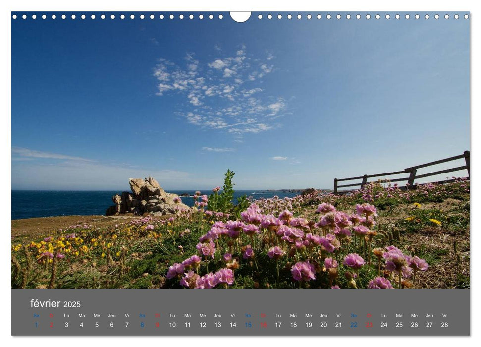 COULEURS d'OUESSANT (CALVENDO Calendrier mensuel 2025)