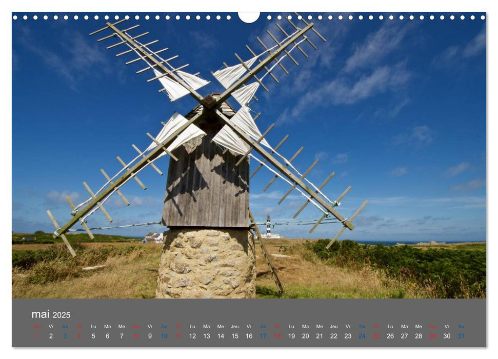 COULEURS d'OUESSANT (CALVENDO Calendrier mensuel 2025)