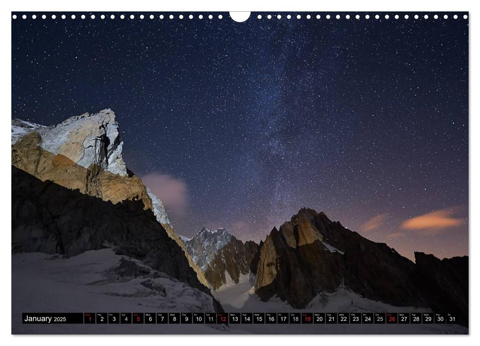 Magical Night Skies (CALVENDO Monthly Calendar 2025)