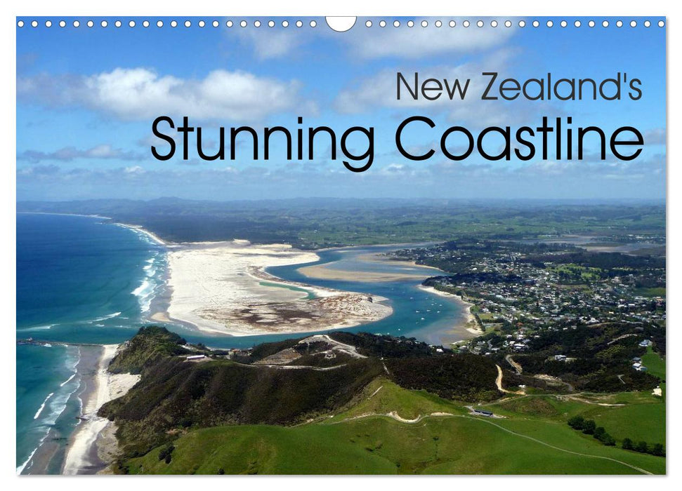 New Zealand's Stunning Coastline (CALVENDO Monthly Calendar 2025)