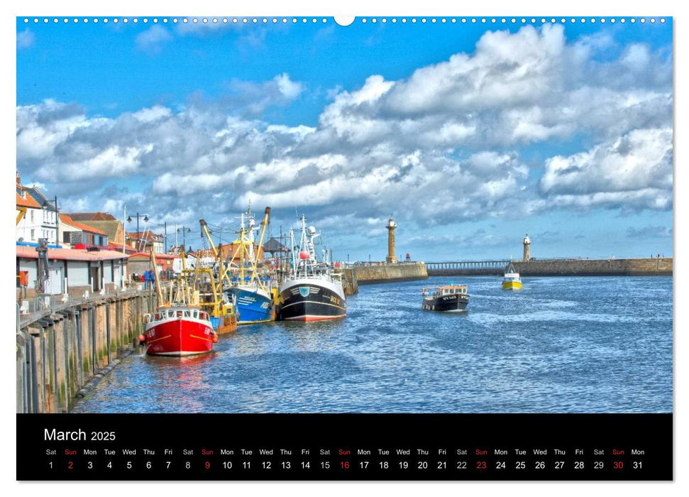 Whitby Harbour (CALVENDO Premium-Calendar 2025)