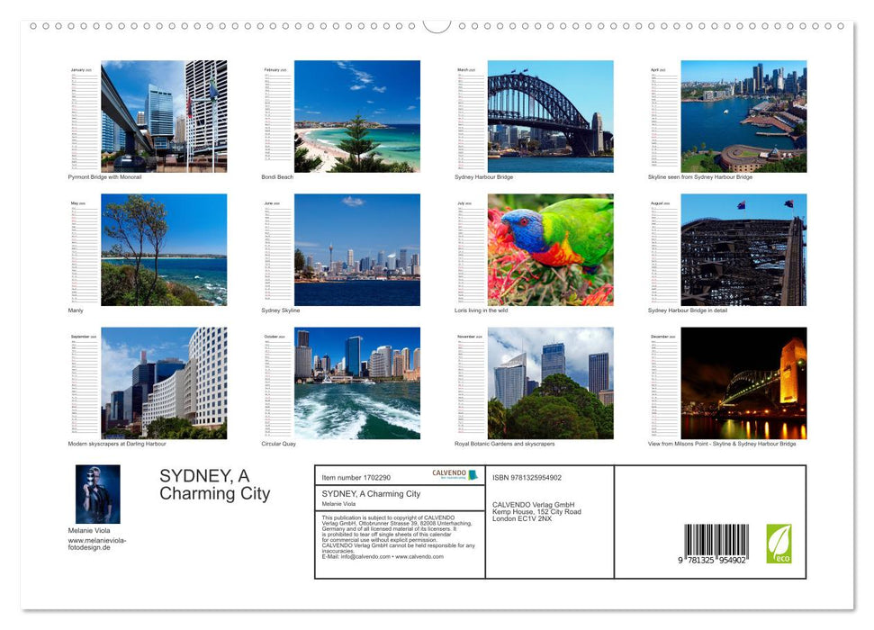 SYDNEY, A Charming City (CALVENDO Premium-Calendar 2025)