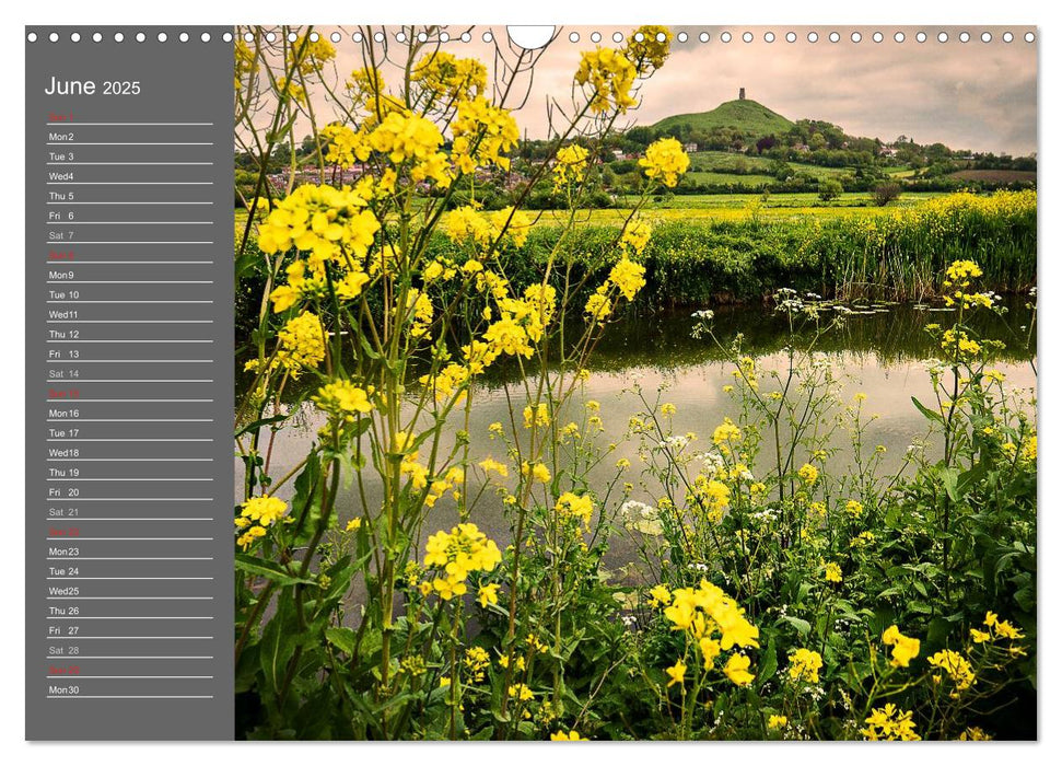 Glastonbury Tor (CALVENDO Monthly Calendar 2025)