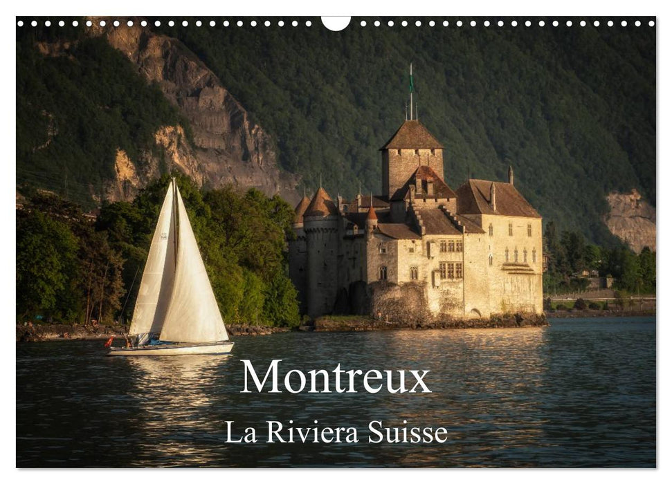 Montreux, la Riviera Suisse (CALVENDO Calendrier mensuel 2025)