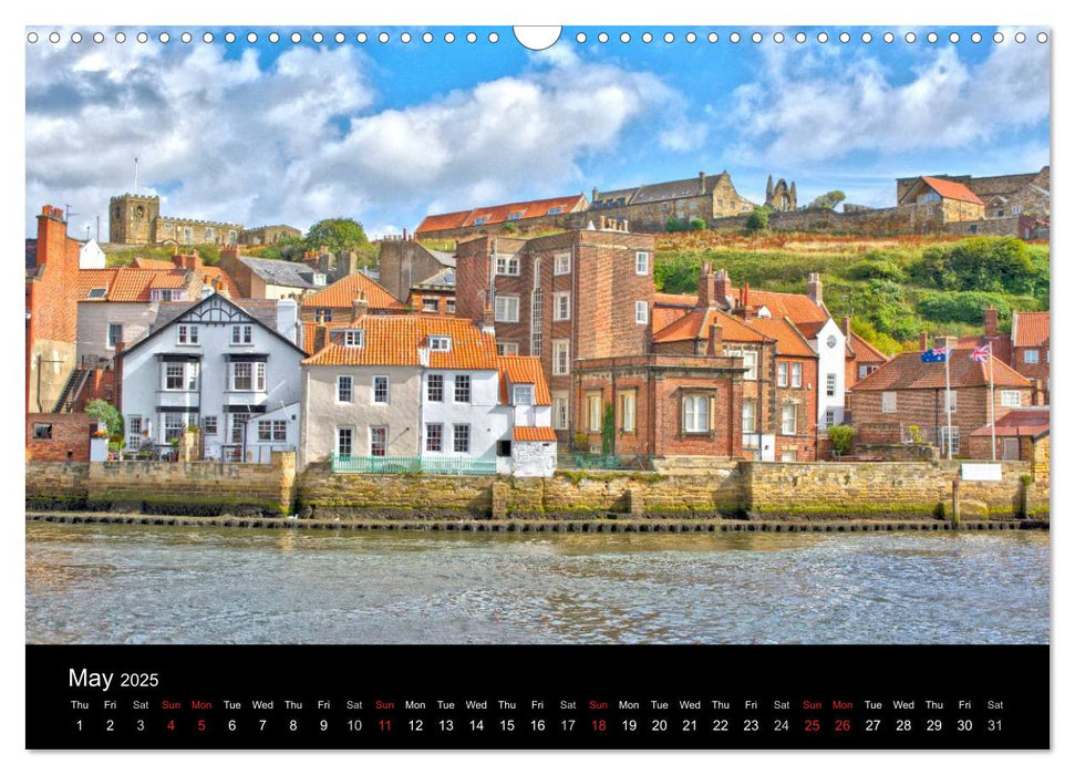 Whitby Harbour (CALVENDO Monthly Calendar 2025)