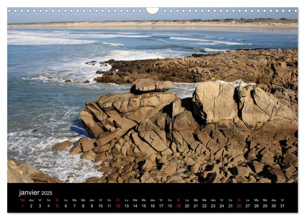 Pointe Bretagne Pays bigouden (CALVENDO Calendrier mensuel 2025)