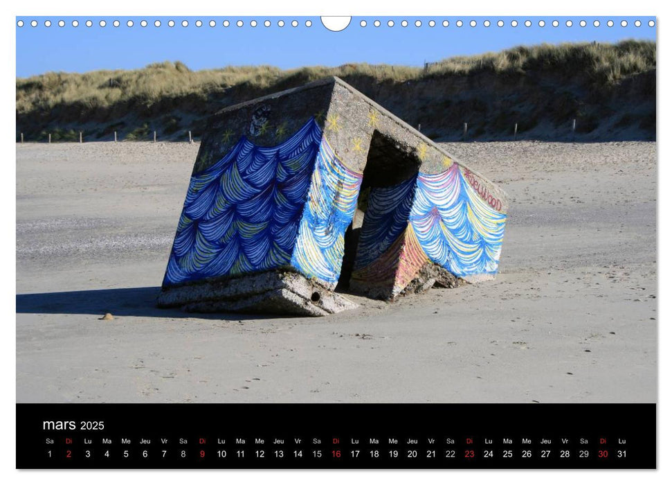 Pointe Bretagne Pays bigouden (CALVENDO Calendrier mensuel 2025)