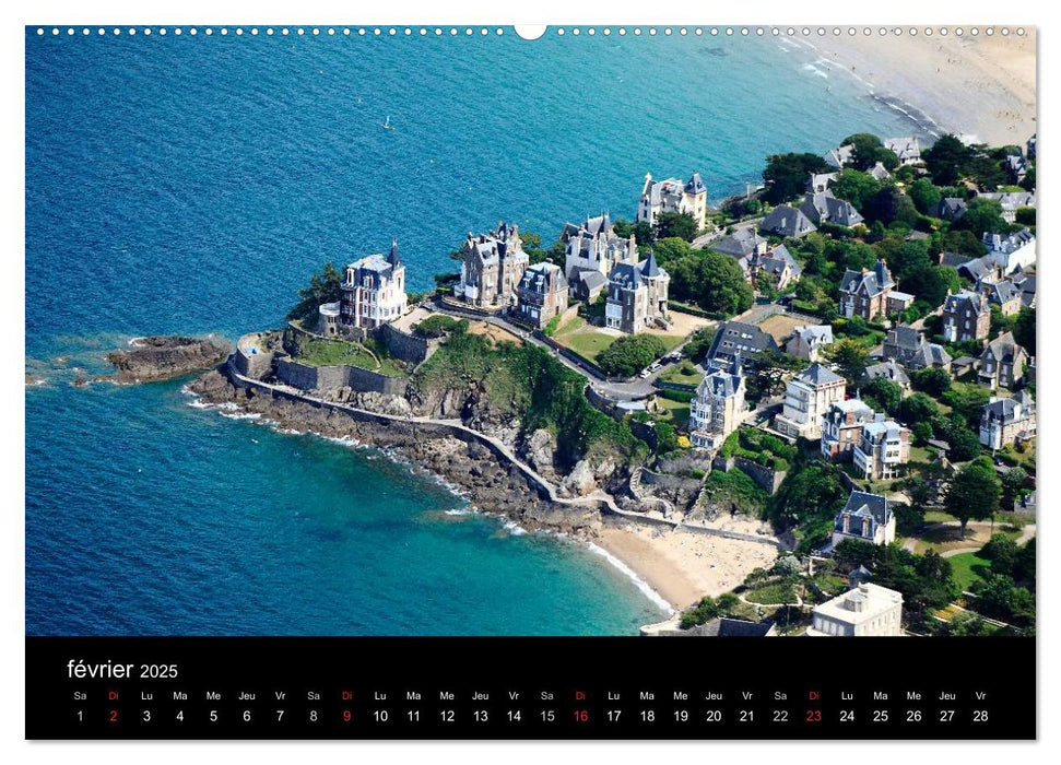 Dinard Perle de la Côte d'Émeraude (CALVENDO Calendrier supérieur 2025)