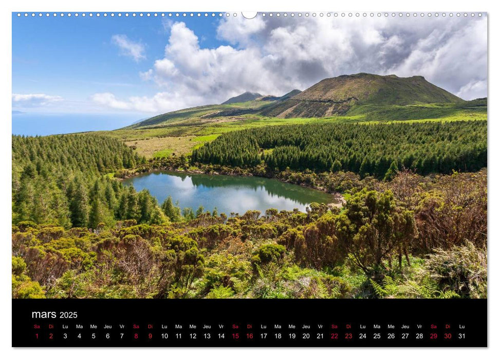 Archipel des Açores (CALVENDO Calendrier supérieur 2025)