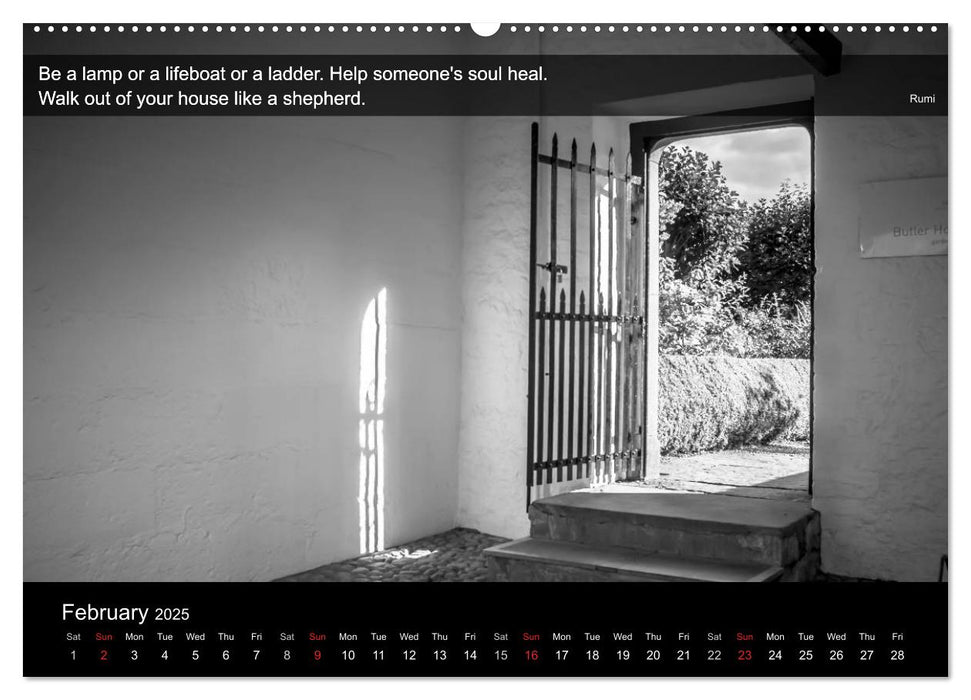 Through the Gate with Rumi (CALVENDO Premium-Calendar 2025)