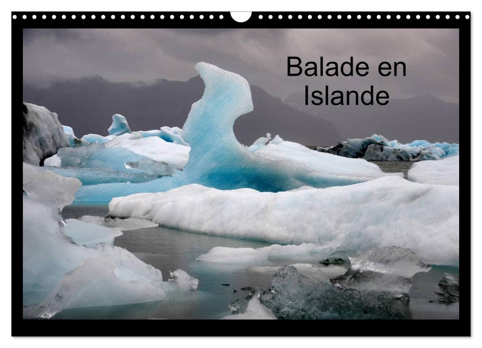 Balade en Islande (CALVENDO Calendrier mensuel 2025)