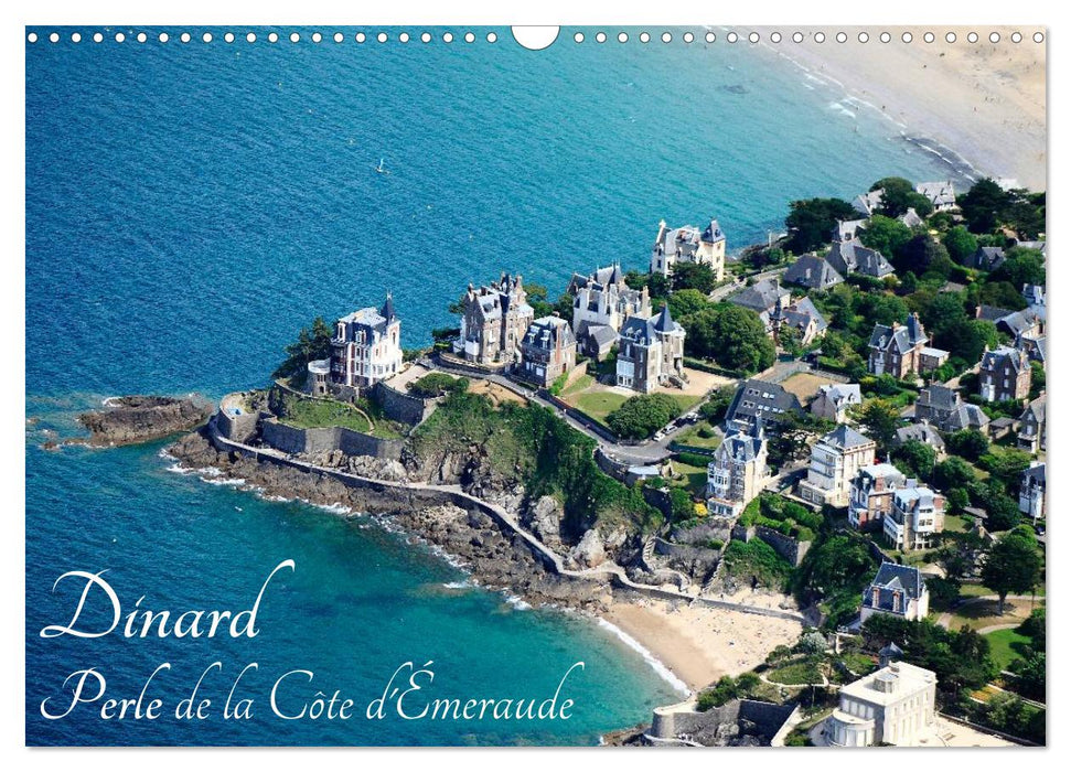 Dinard Perle de la Côte d'Émeraude (CALVENDO Calendrier mensuel 2025)