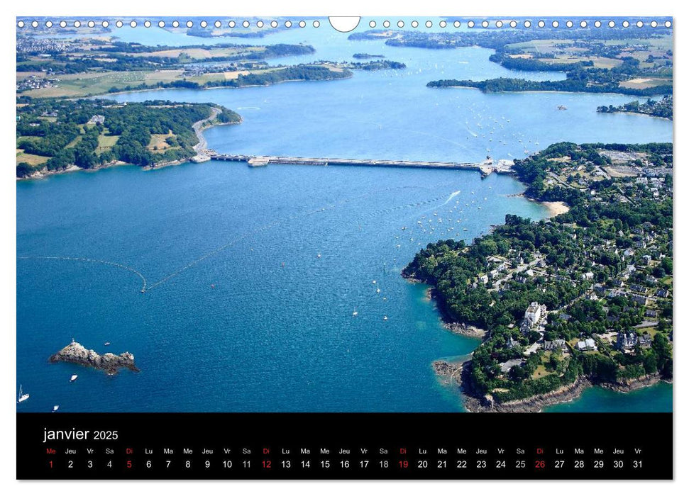 Dinard Perle de la Côte d'Émeraude (CALVENDO Calendrier mensuel 2025)