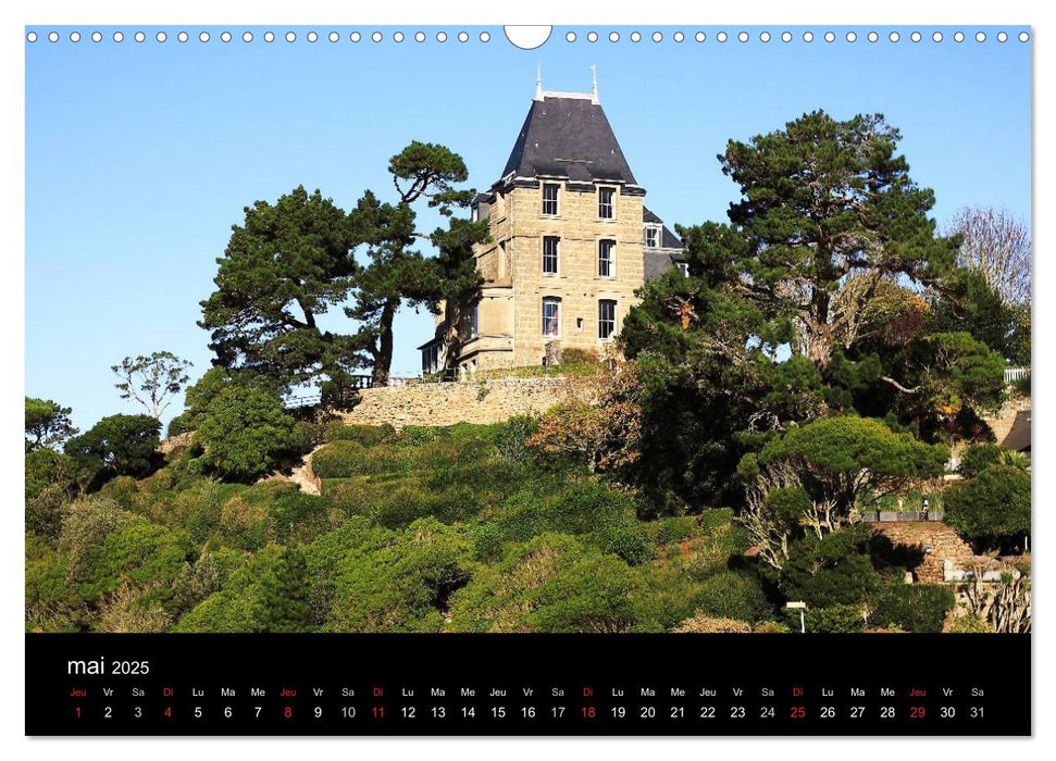 Dinard Perle de la Côte d'Émeraude (CALVENDO Calendrier mensuel 2025)