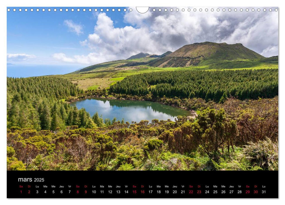 Archipel des Açores (CALVENDO Calendrier mensuel 2025)