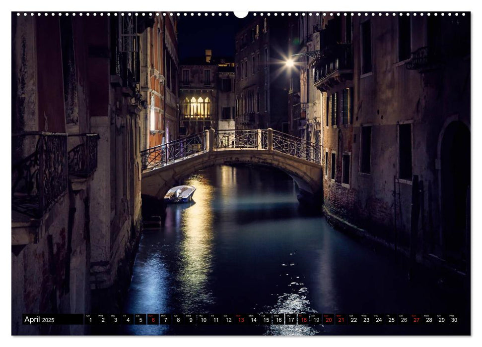 Venice Day and Night (CALVENDO Premium-Calendar 2025)