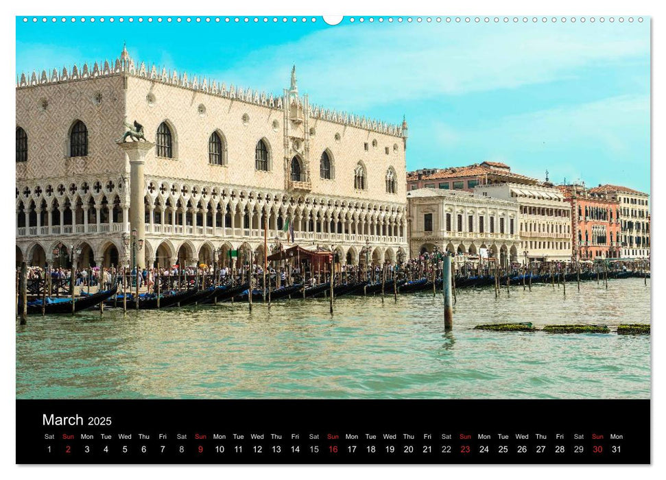 Scenes of Italy Florence Siena Venice (CALVENDO Premium-Calendar 2025)